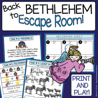 Make Christmas even more memorable with this Back to Bethlehem Escape Room!