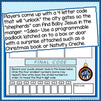 Make Christmas even more memorable with this Back to Bethlehem Escape Room!