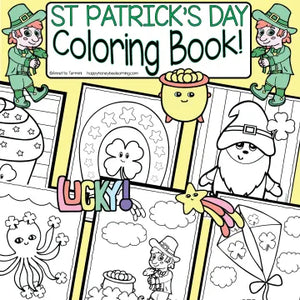St. Patrick's Day Coloring Book Time!